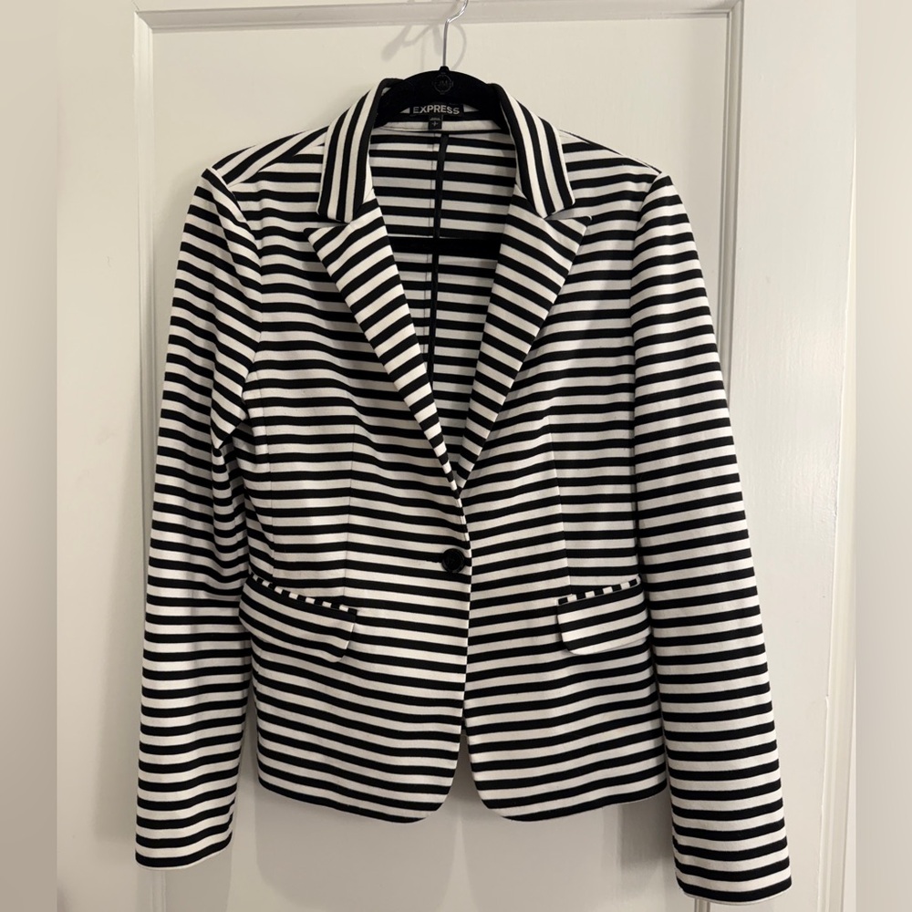 Express Striped Blazer